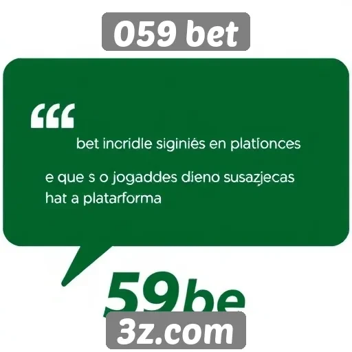 Opiniões de usuários sobre 059 bet